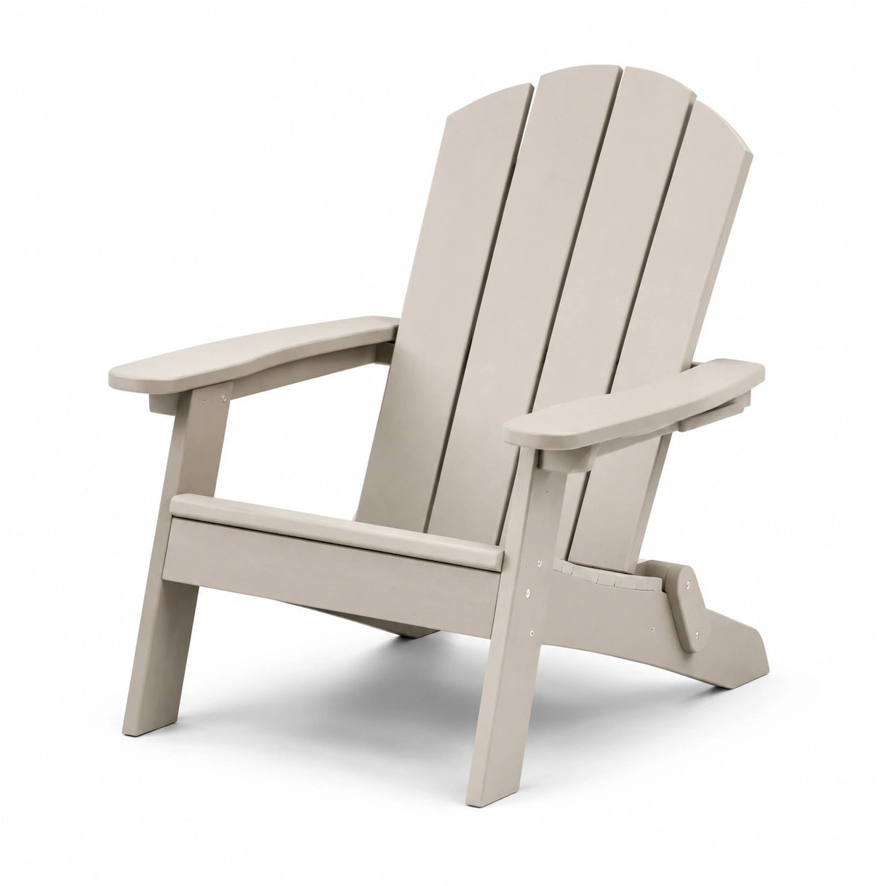 Silla Adirondack de Plástico Reciclado Beige
