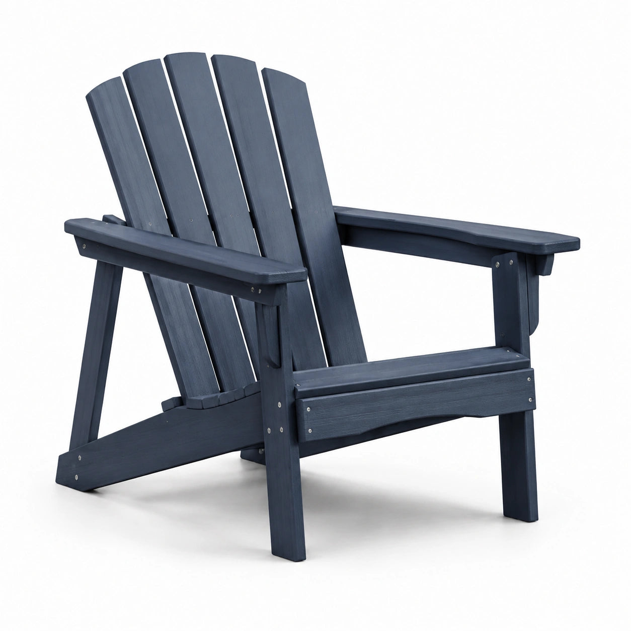 Silla Adirondack de Madera Azul para Exterior