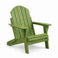 Silla Adirondack de Madera Verde para Exterior